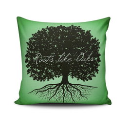 Aberto Design NKLF-258 Funda de Cojín 43 x 43 cm, 50% Algodón / 50% Poliéster, Lavable a Máquina
